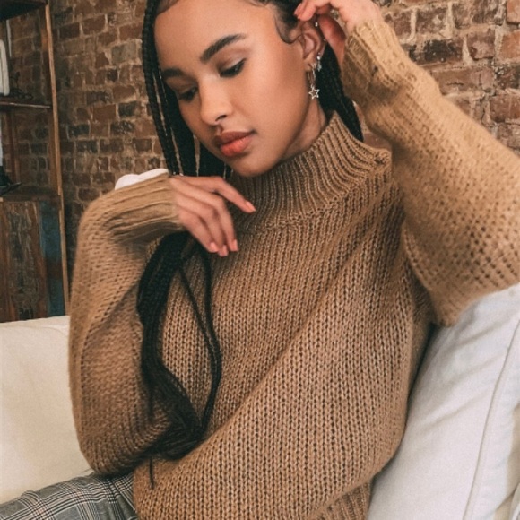 BRAND NEW W/ TAG Garage Mock Neck Sweater - Picture 4 of 5